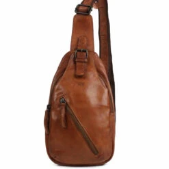 Bear Design Crossbody Tas Daley Cognac
