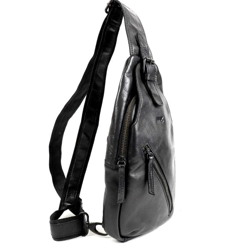 Bear Design Crossbody Tas Daley Zwart - Afbeelding 2