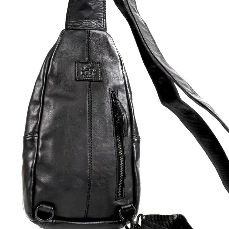 Bear Design Crossbody Tas Daley Zwart - Afbeelding 5