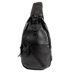 Bear Design Crossbody Tas Daley Zwart