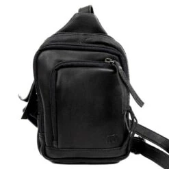 Bear Design Crossbody Tas Katinka Zwart