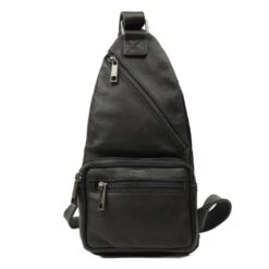 Bear Design Crossbody Tas Nolani Zwart