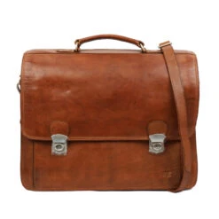 Bear Design Laptoptas - Aktetas 15.6'' Jan Willem Cognac