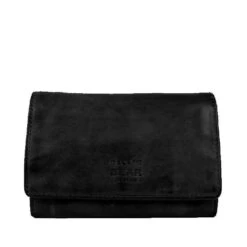 Bear Design Portemonnee Flappie Black