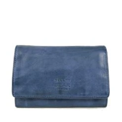 Bear Design Portemonnee Flappie Blue