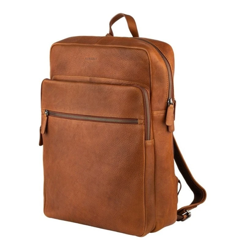 Burkely Antique Avery Laptop Backpack 15,6" Cognac - Afbeelding 2