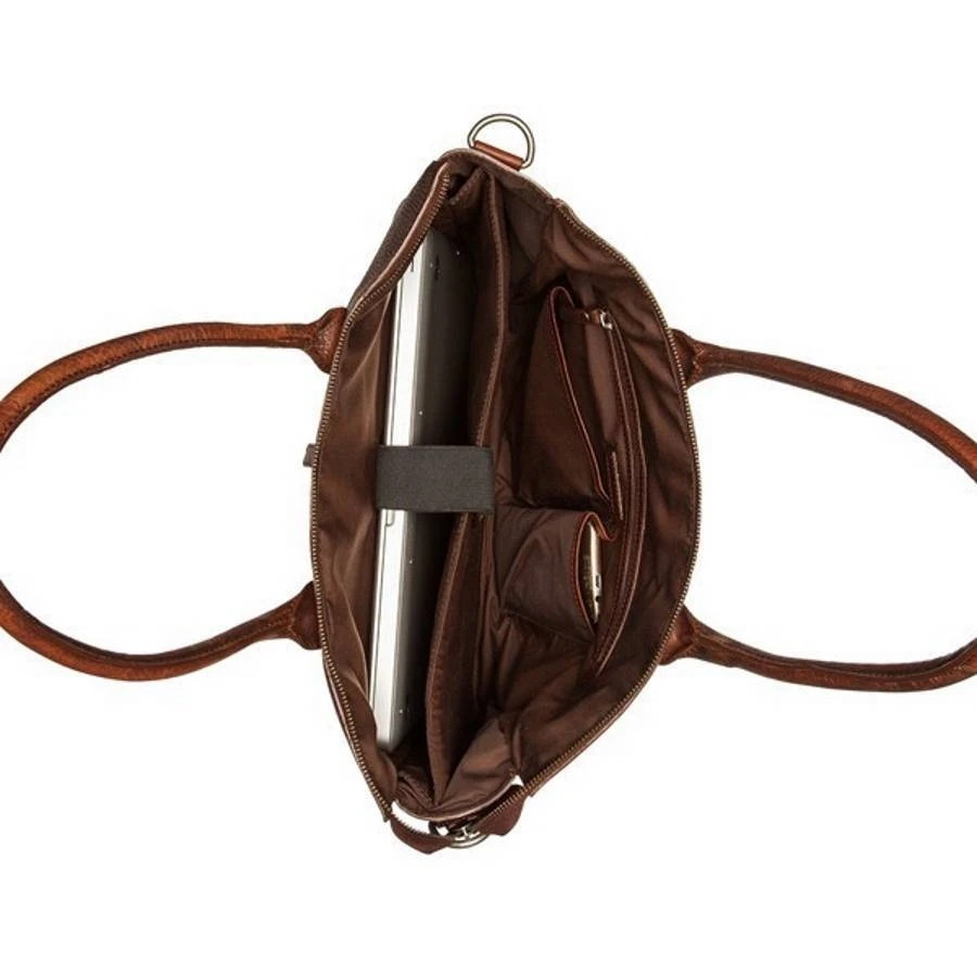 Burkely Antique Avery Laptopbag 15.6" Brown - Afbeelding 3