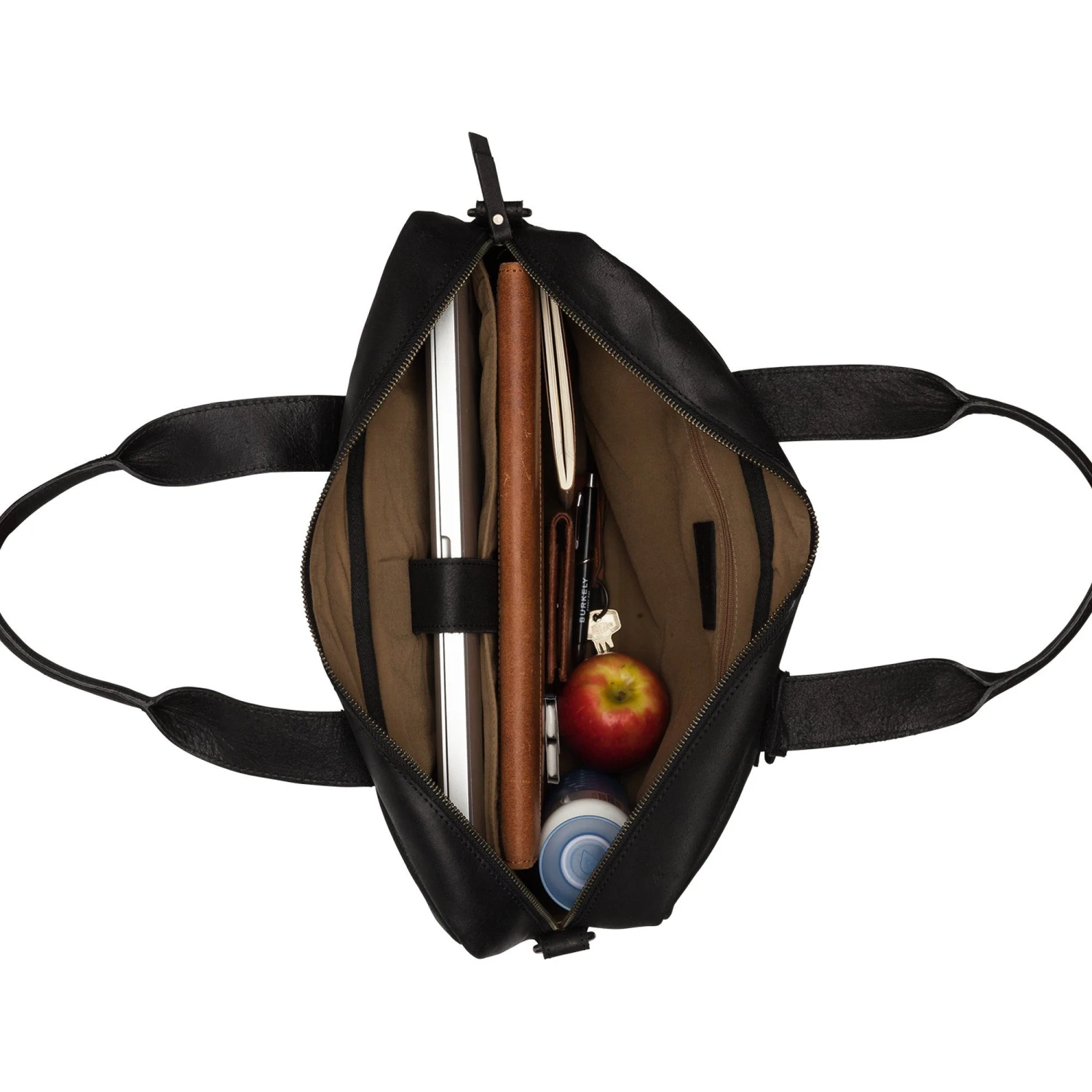 Burkely Vintage Laptop Bag 15,6" Black - Afbeelding 6