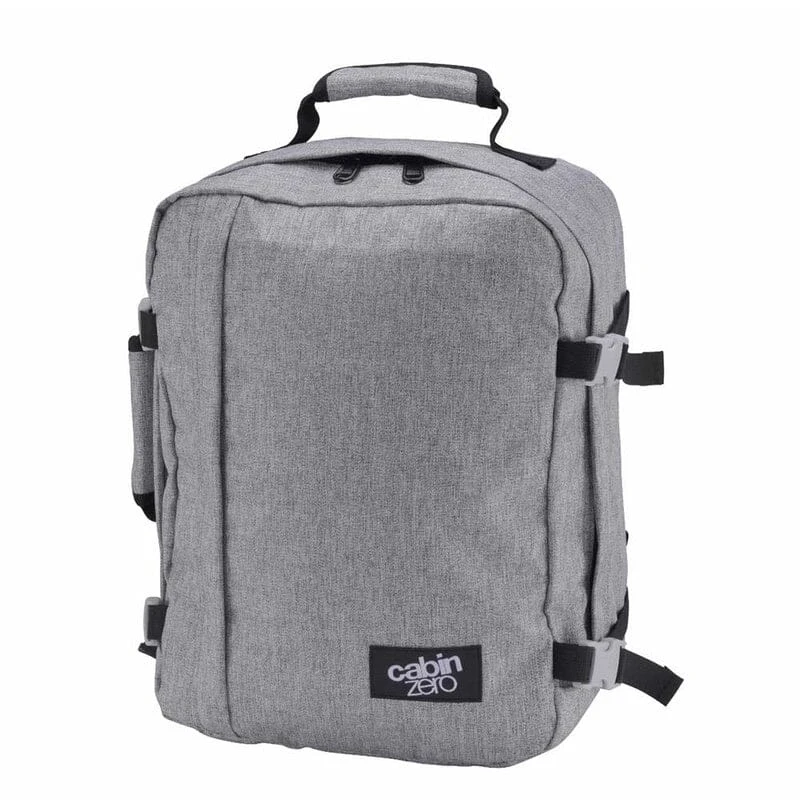 CabinZero Classic Mini 28L Ultra Light Cabin Bag Ice Grey - Afbeelding 3