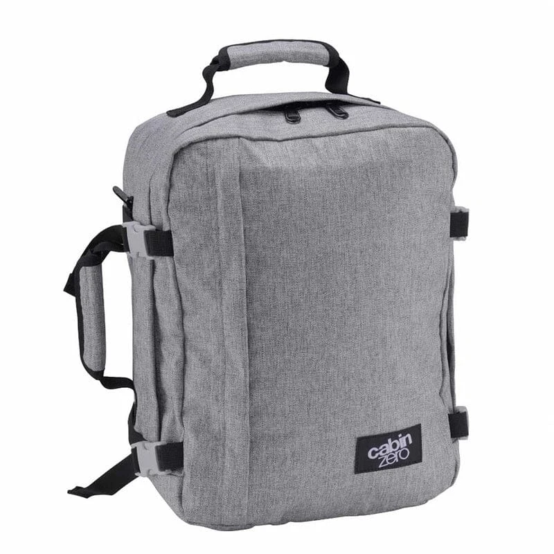 CabinZero Classic Mini 28L Ultra Light Cabin Bag Ice Grey - Afbeelding 2