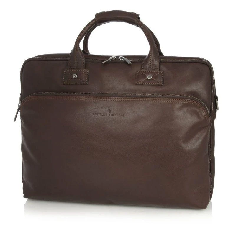 Castelijn & Beerens Firenze Laptoptas 17" Mocca - Afbeelding 3