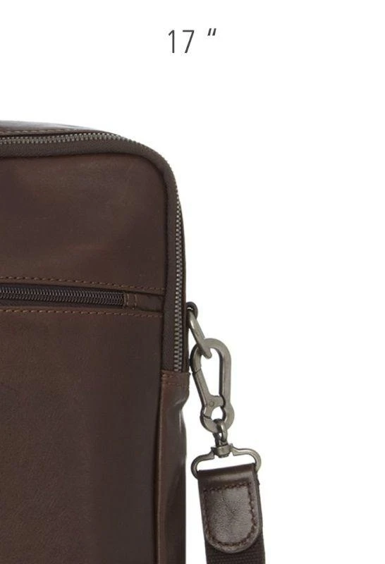 Castelijn & Beerens Firenze Laptoptas 17" Mocca - Afbeelding 4