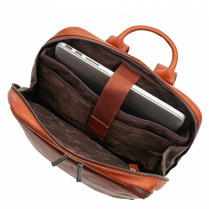 Castelijn & Beerens Firenze Business 15,6" Rugtas Lichtbruin - Afbeelding 2