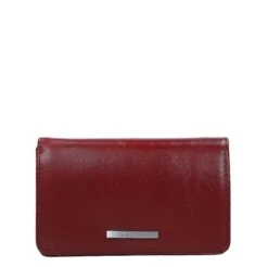 Claudio Ferrici Classico Zipwallet Red