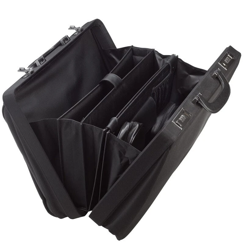 D & N Business Clipper- / Aktetas Zwart - Afbeelding 2