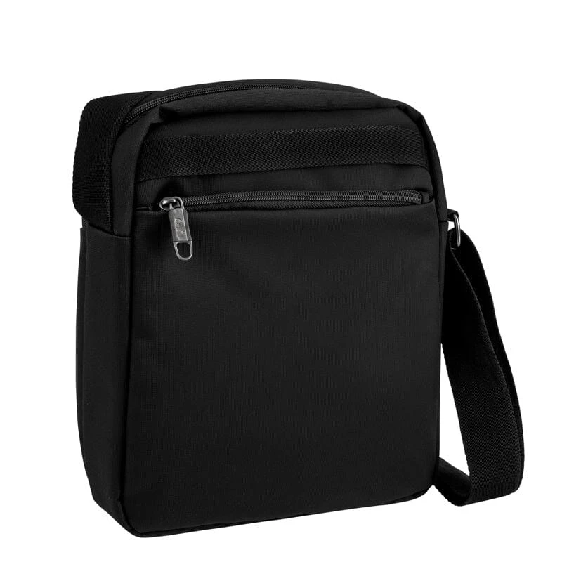 D & N Schoudertas 2Vaks Zwart - Afbeelding 3