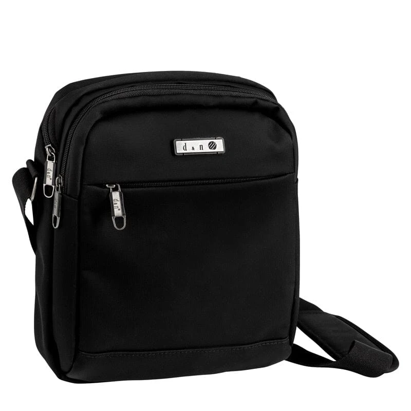 D & N Schoudertas 2Vaks Zwart
