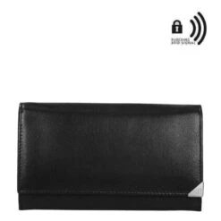 DR Amsterdam Toronto Dames Portemonnee 15112 Zwart