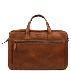 DSTRCT Premium Collection Laptopbag 17" Cognac