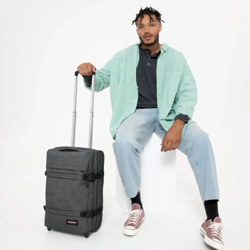 Eastpak Transit'R S Wieltas Black Denim - Afbeelding 6