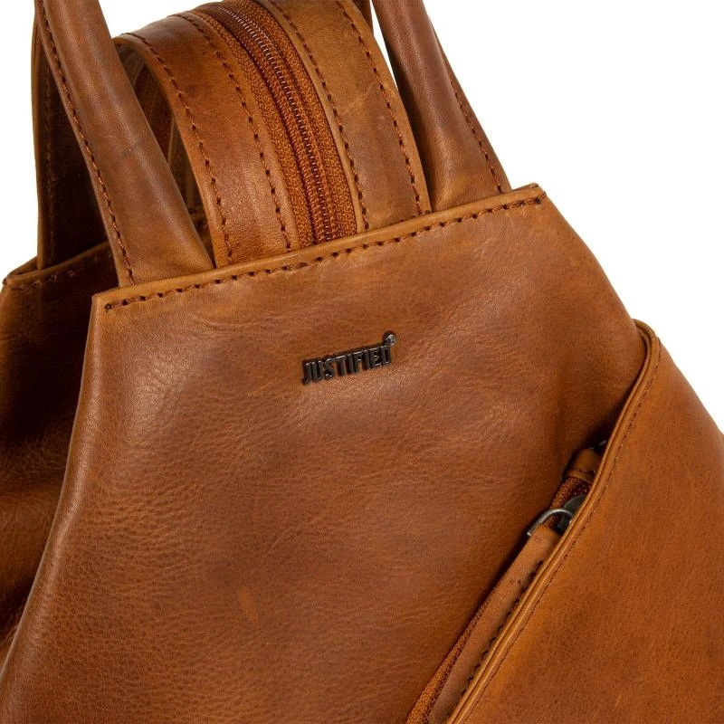 Justified Nynke Rugzak - Schoudertas Cognac - Afbeelding 8