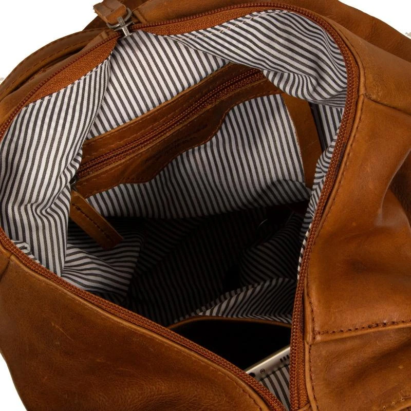 Justified Nynke Rugzak - Schoudertas Cognac - Afbeelding 4