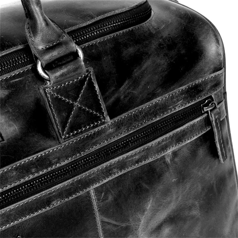 Justified Voyage Leren Reistas Black - Afbeelding 4