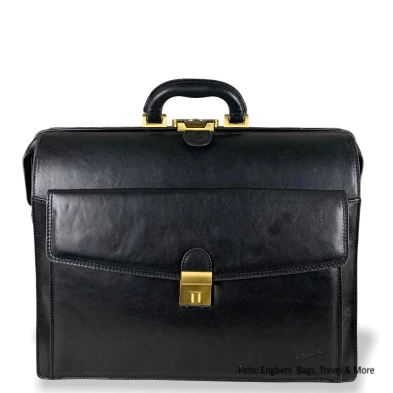 Katana Clipper Businesstas 3 Vaks Zwart - Afbeelding 3