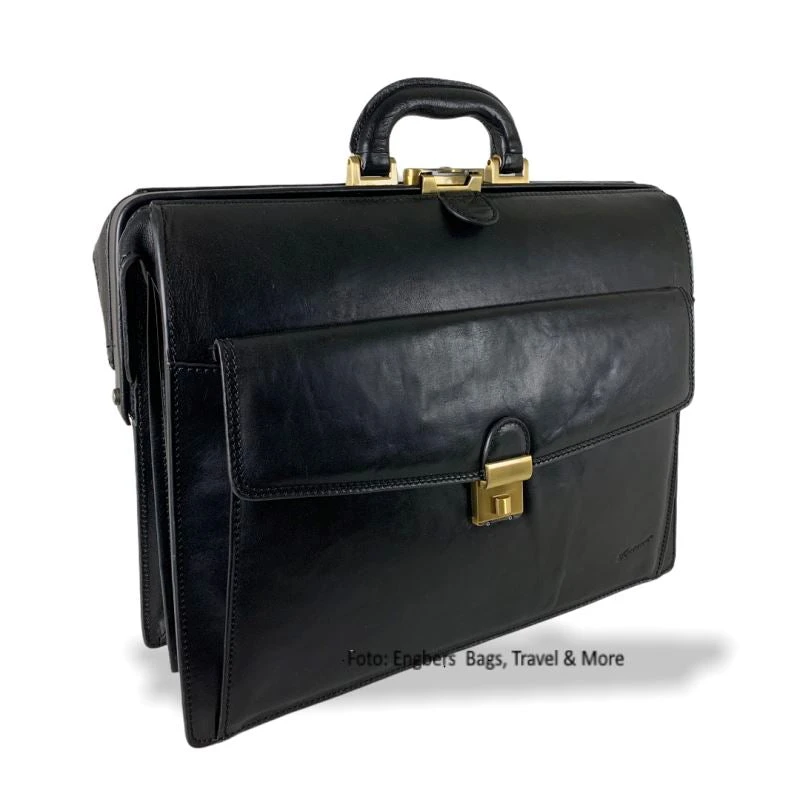 Katana Clipper Businesstas 3 Vaks Zwart - Afbeelding 2