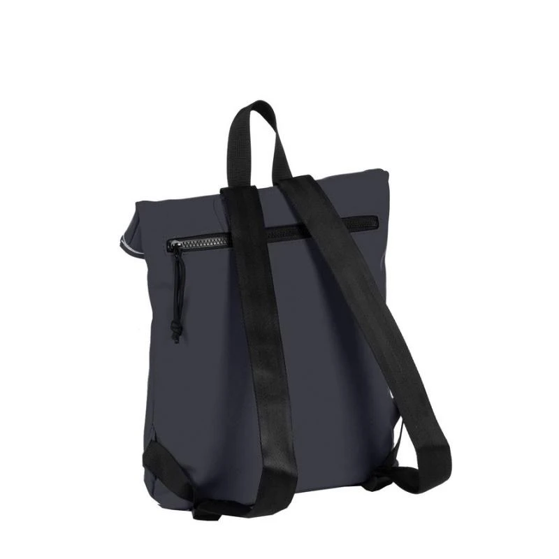 New Rebels Mart S Waterproof Flap Rugzak Navy Blue - Afbeelding 2