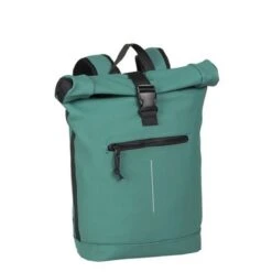 New Rebels Mart Waterproof Rolltop Rugzak Laptopvak 15,6'' Petrol