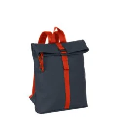 New Rebels Tim S Waterproof Flap Rugzak Navy /Red