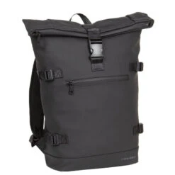 New Rebels Williams Waterproof Rolltop Rugzak Laptopvak 15,6'' Black