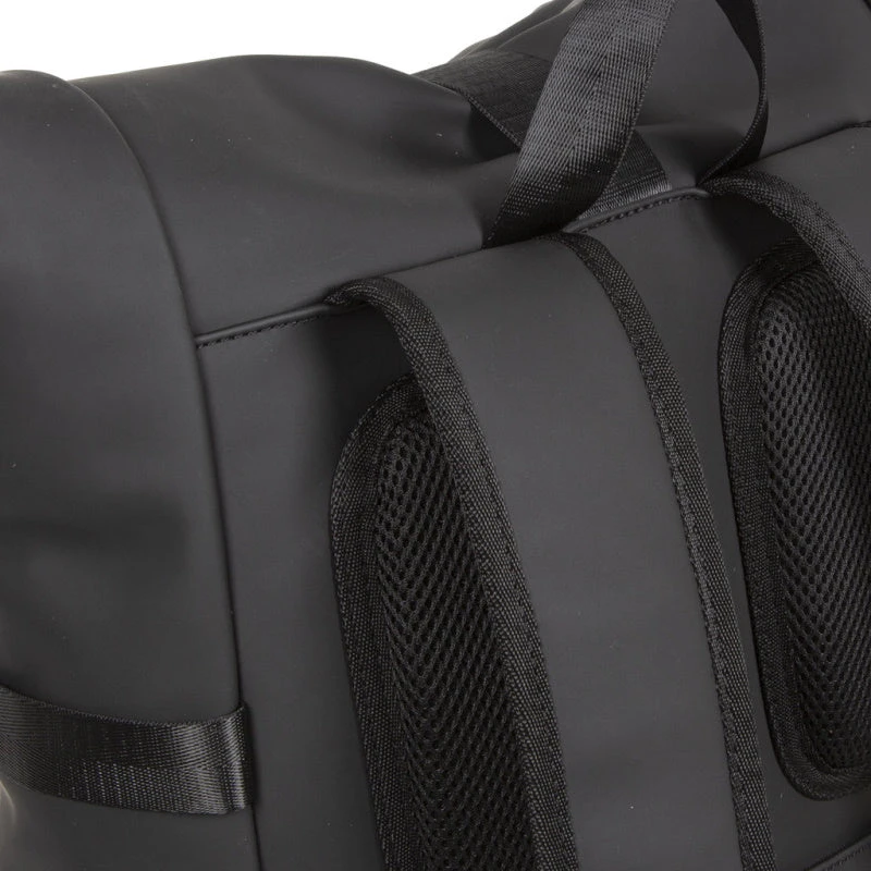 New Rebels Williams Waterproof Rolltop Rugzak Laptopvak 15,6'' Black - Afbeelding 8