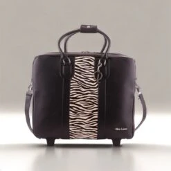 Olivia Lauren Dames Business Trolley Zebra