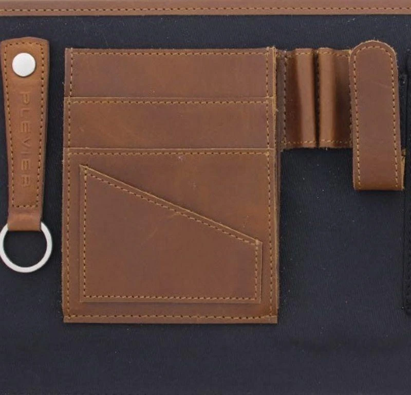 Plevier London Laptoptas 3 Vaks 15.6" Donkerbruin - Afbeelding 7