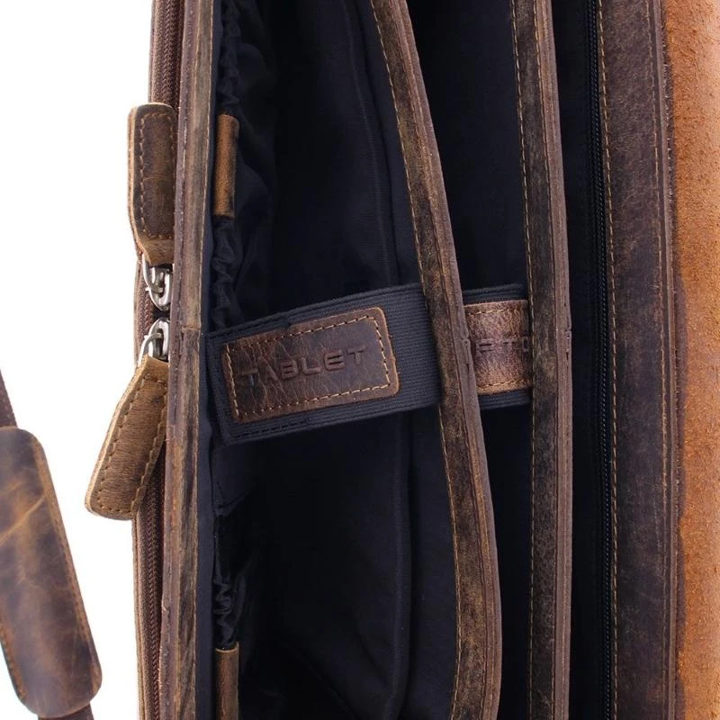 Plevier Newton Laptoptas 15,6" Bruin - Afbeelding 5