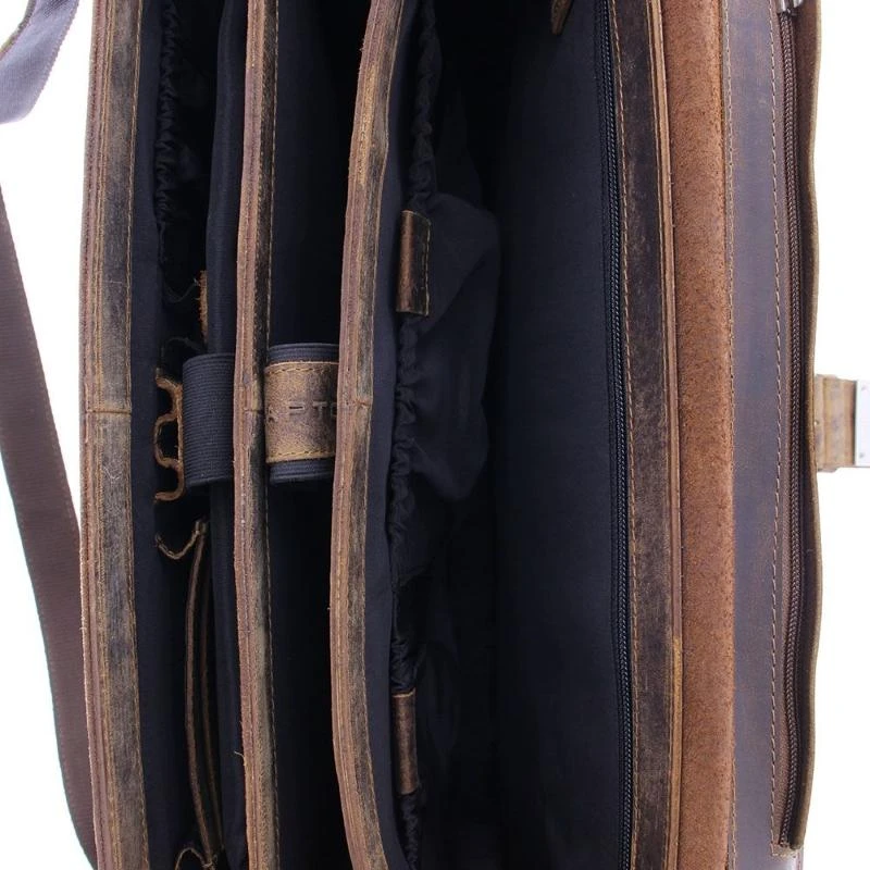 Plevier Zeppelin Aktetas 17,3" Bruin - Afbeelding 5