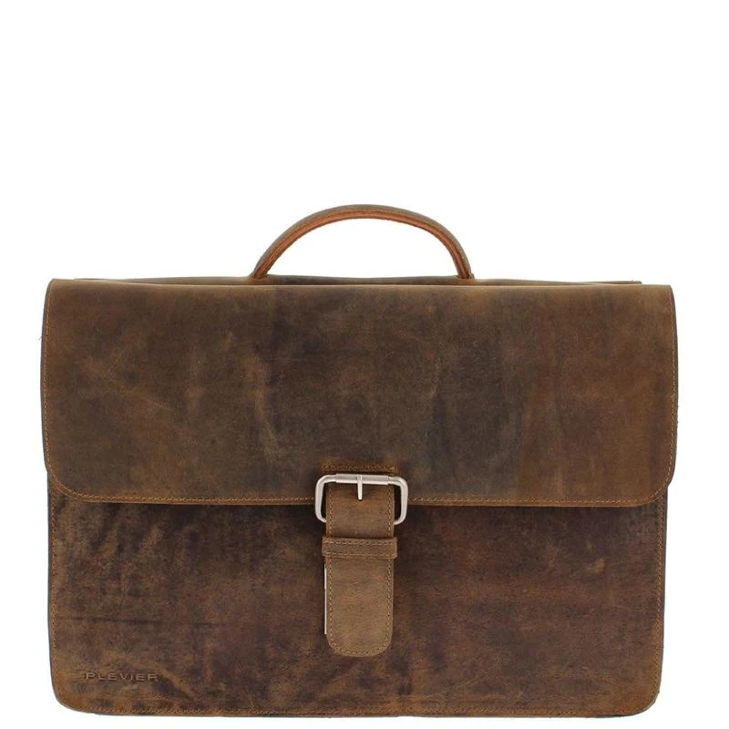 Plevier Zeppelin Aktetas 17,3" Bruin