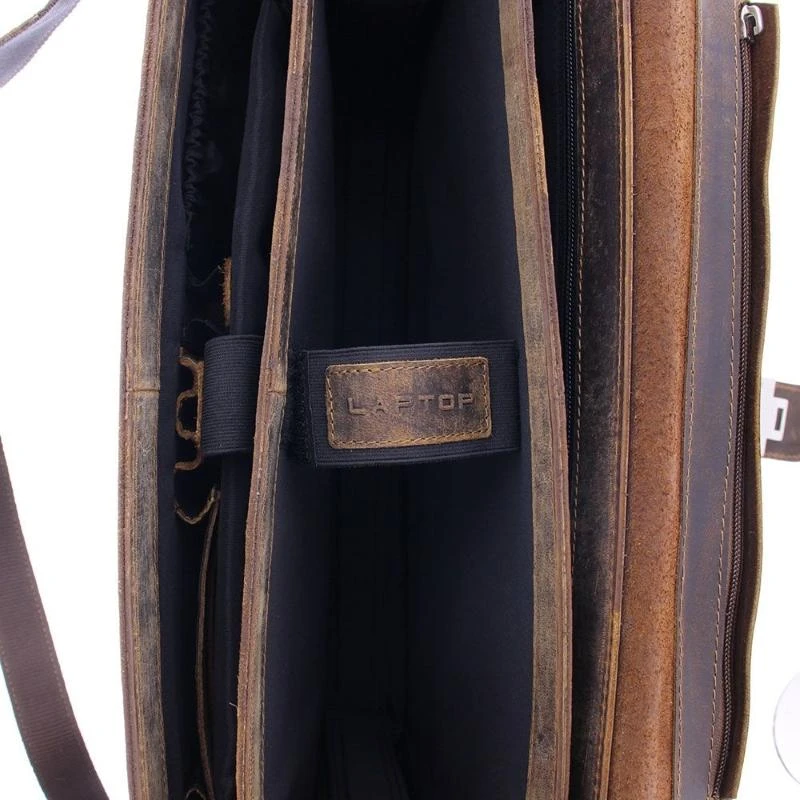 Plevier Zeppelin Aktetas 17,3" Bruin - Afbeelding 7