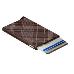 Secrid Cardprotector Laser Tartan Brown