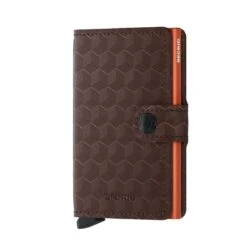 Secrid Mini Wallet Optical Brown Orange