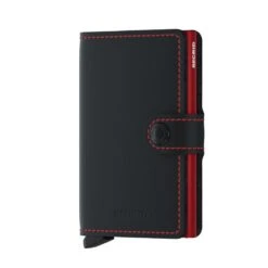 Secrid Mini Wallet Matte Black & Red