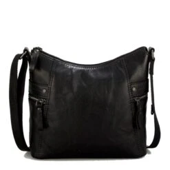 Spikes & Sparrow Crossbody Buidel Black