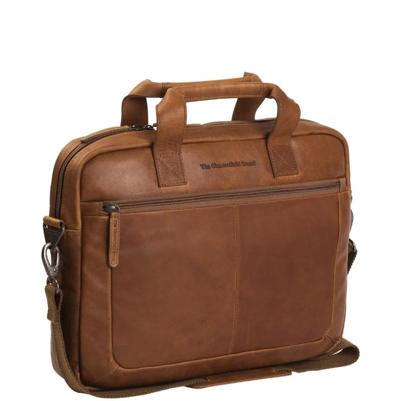 Chesterfield Laptoptas Calvi Cognac - Afbeelding 2