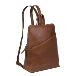 Chesterfield Rugzak - Schoudertas Amanda Cognac