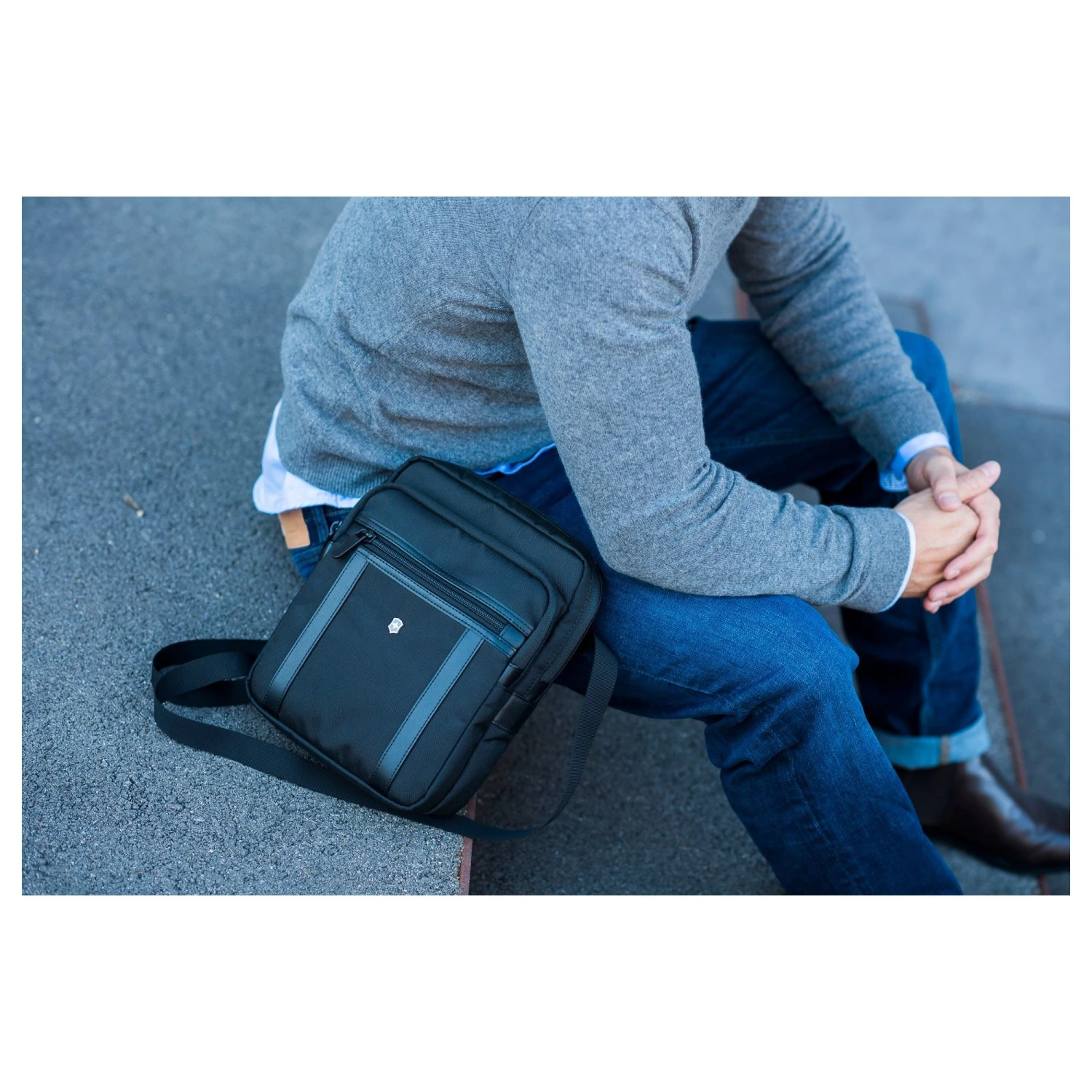 Victorinox Victorinx Works Professional 2.0 Crossbodytas Met Tabletvak Zwart - Afbeelding 8